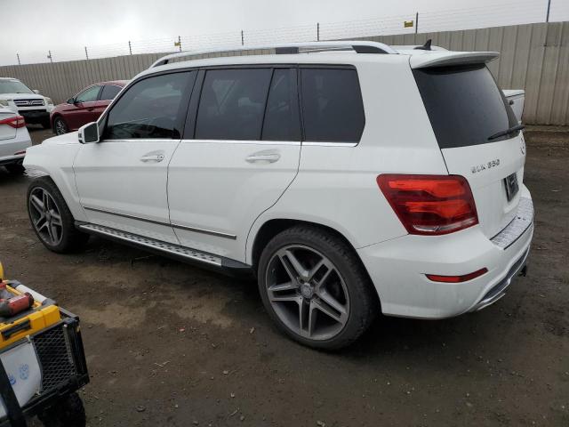 WDCGG8JB5DF993582 - 2013 MERCEDES-BENZ GLK 350 4MATIC WHITE photo 2