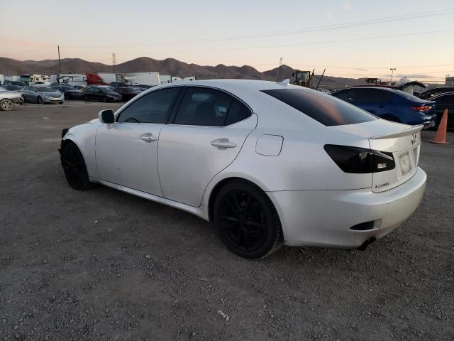 JTHBK262682073332 - 2008 LEXUS IS 250 WHITE photo 2