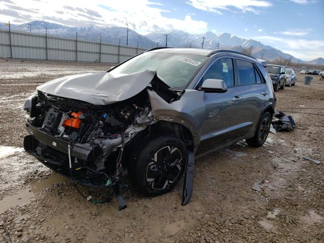 KNDCR3L10P5044862 - 2023 KIA NIRO WIND SILVER photo 1