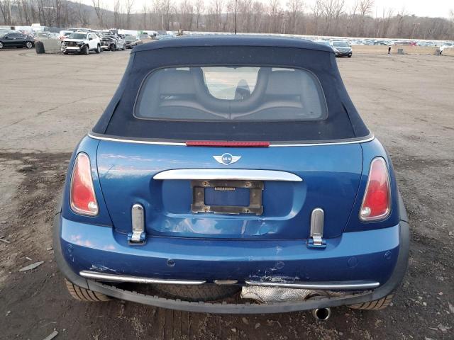 WMWRF33536TG15678 - 2006 MINI COOPER BLUE photo 6