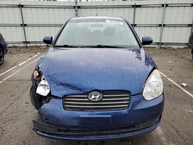 KMHCN4AC8AU530995 - 2010 HYUNDAI ACCENT GLS BLUE photo 5