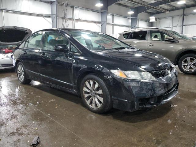 2HGFA16859H307779 - 2009 HONDA CIVIC EX BLACK photo 4