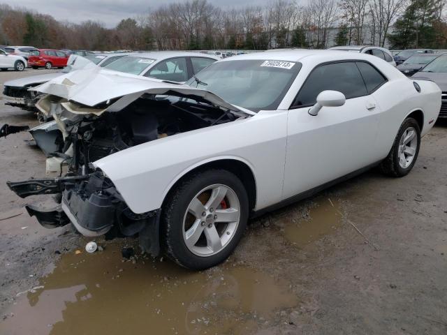 2C3CDYAG4DH742340 - 2013 DODGE CHALLENGER SXT WHITE photo 1