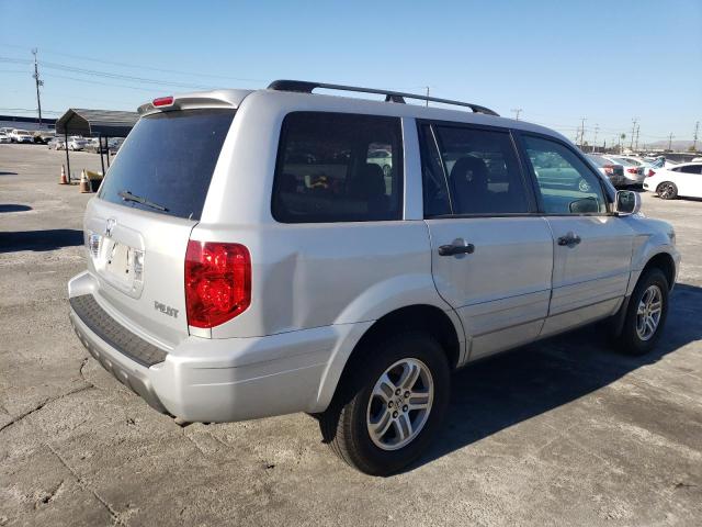 2HKYF18613H607368 - 2003 HONDA PILOT EXL SILVER photo 3