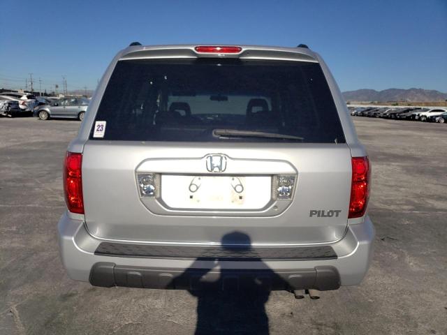 2HKYF18613H607368 - 2003 HONDA PILOT EXL SILVER photo 6