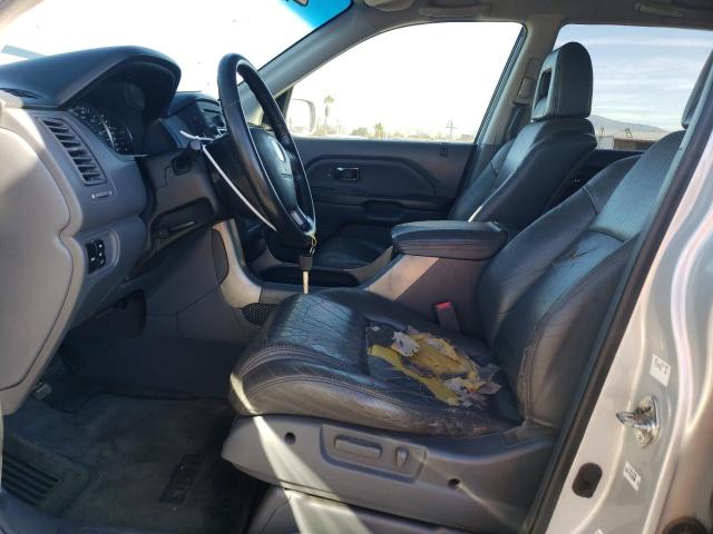 2HKYF18613H607368 - 2003 HONDA PILOT EXL SILVER photo 7