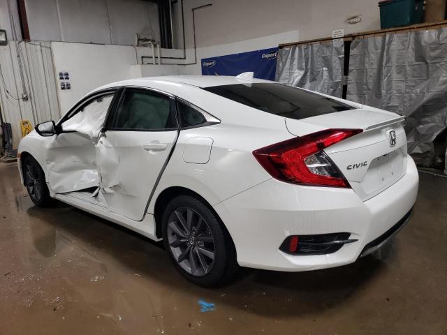 19XFC1F71LE015212 - 2020 HONDA CIVIC EXL WHITE photo 2