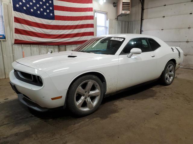 2C3CDYAG4CH143985 - 2012 DODGE CHALLENGER SXT WHITE photo 1