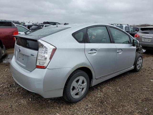 JTDKN3DU1B5312603 - 2011 TOYOTA PRIUS SILVER photo 3