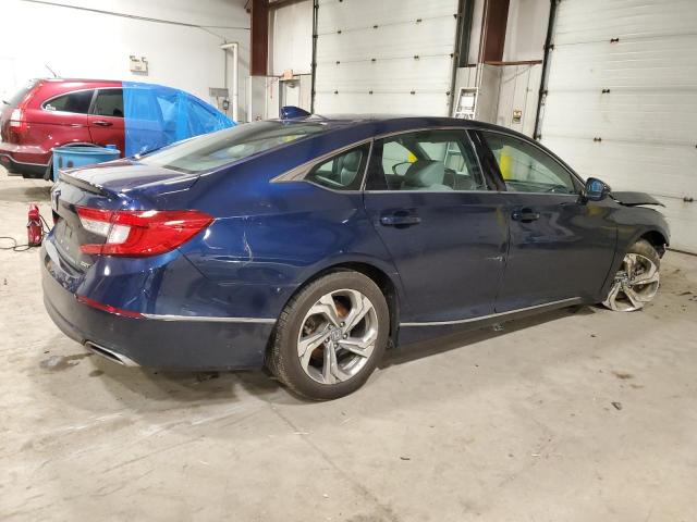 1HGCV2F69JA027538 - 2018 HONDA ACCORD EXL BLUE photo 3