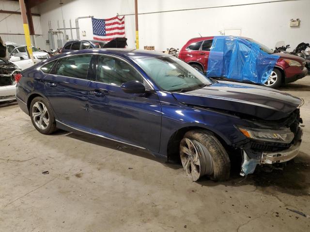 1HGCV2F69JA027538 - 2018 HONDA ACCORD EXL BLUE photo 4