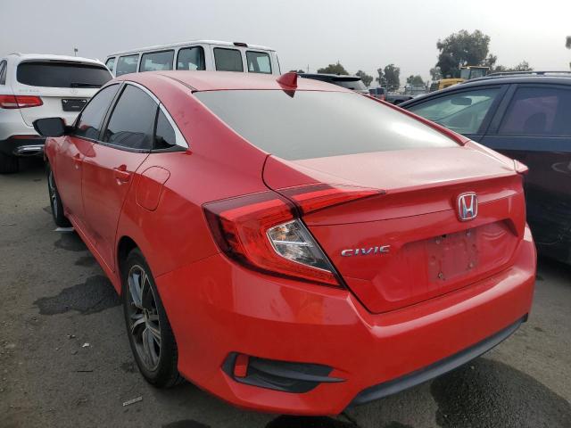 2HGFC2F74HH536993 - 2017 HONDA CIVIC EX RED photo 2