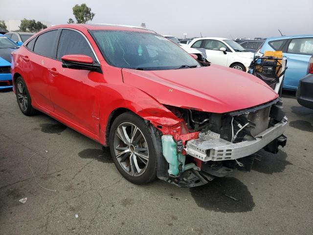 2HGFC2F74HH536993 - 2017 HONDA CIVIC EX RED photo 4