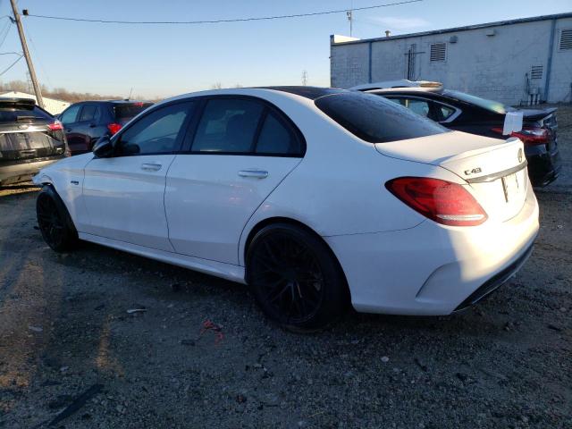 55SWF6EB1GU124858 - 2016 MERCEDES-BENZ C 450 4MATIC AMG WHITE photo 2