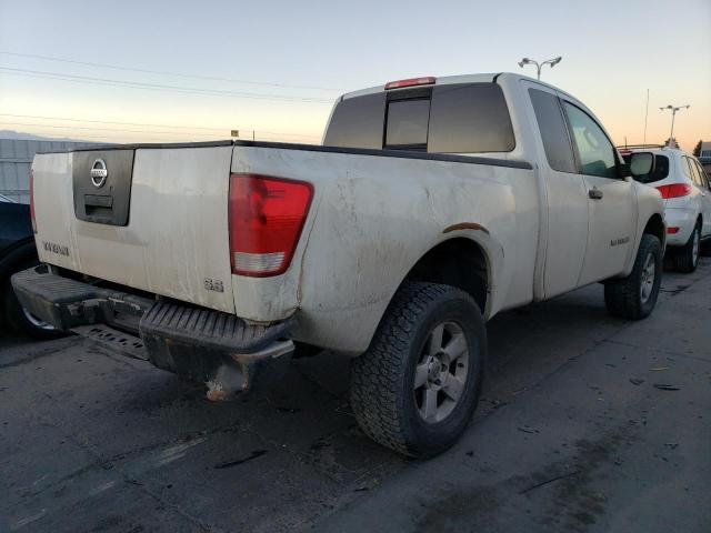 1N6AA06C38N345229 - 2008 NISSAN TITAN XE WHITE photo 3