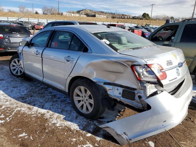 1FAHP2DW8AG147030 - 2010 FORD TAURUS SE SILVER photo 2