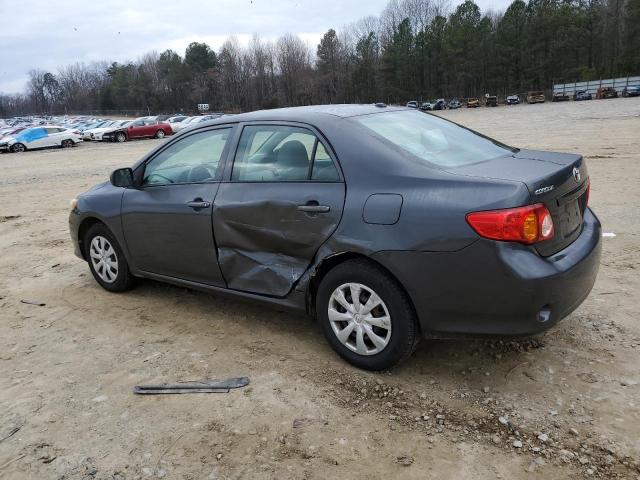 2T1BU4EE9AC525901 - 2010 TOYOTA COROLLA BASE GRAY photo 2