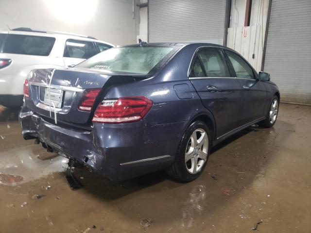 WDDHF8JB5EB063614 - 2014 MERCEDES-BENZ E 350 4MATIC BLUE photo 3