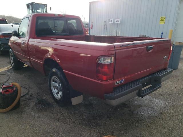 1FTYR10U72PB13617 - 2002 FORD RANGER BURGUNDY photo 2