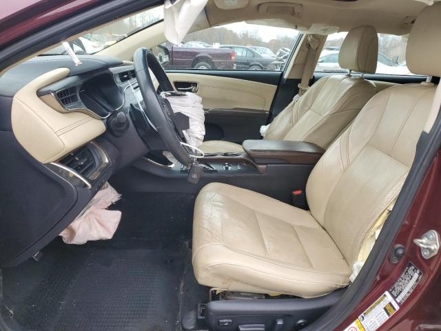 4T1BK1EB9HU244135 - 2017 TOYOTA AVALON XLE BURGUNDY photo 7