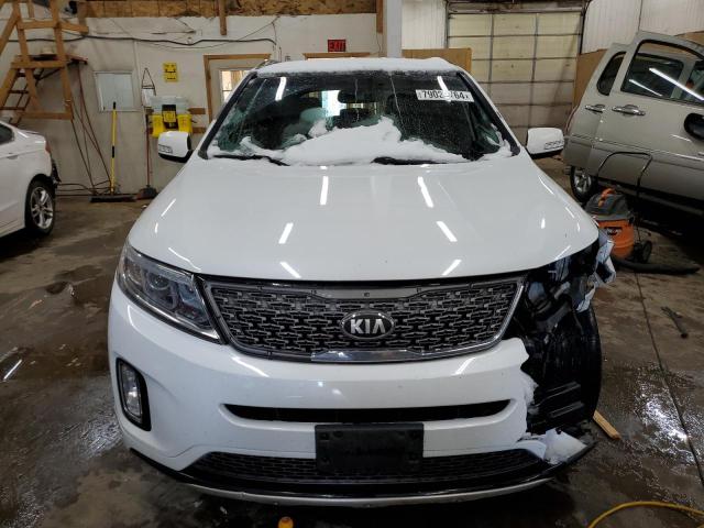 5XYKWDA72EG451751 - 2014 KIA SORENTO SX WHITE photo 5