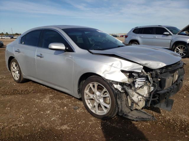 1N4AA5AP0EC496116 - 2014 NISSAN MAXIMA S SILVER photo 4