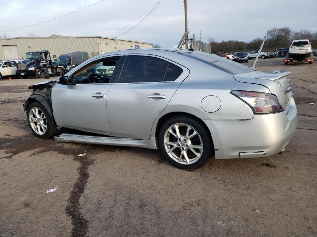 1N4AA5AP7EC465607 - 2014 NISSAN MAXIMA S SILVER photo 2