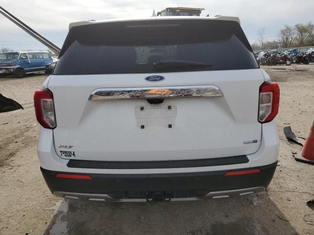 1FMSK8DH2LGB61703 - 2020 FORD EXPLORER XLT WHITE photo 6