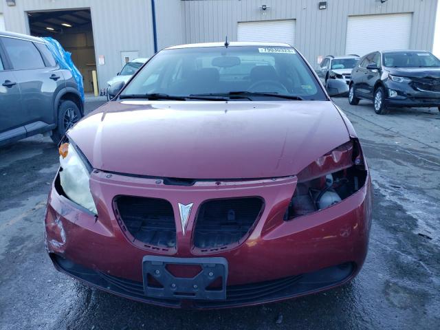 1G2ZG57B894144011 - 2009 PONTIAC G6 RED photo 5