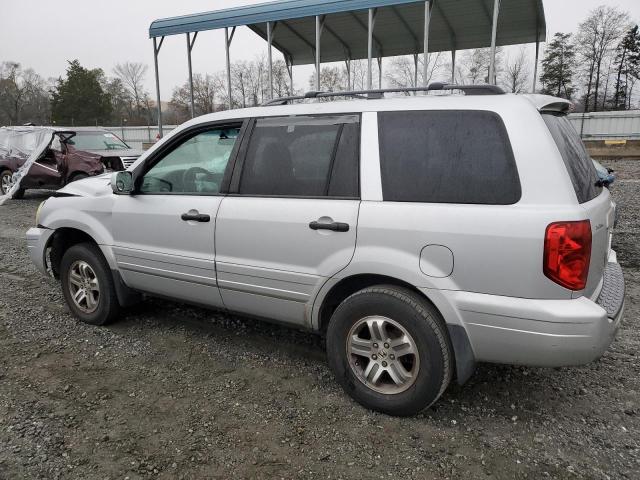 2HKYF18474H536743 - 2004 HONDA PILOT EX SILVER photo 2