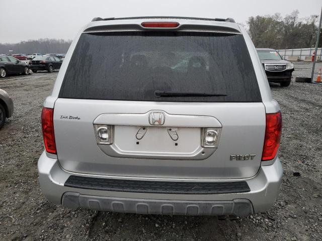 2HKYF18474H536743 - 2004 HONDA PILOT EX SILVER photo 6