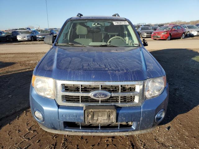 1FMCU03789KB27022 - 2009 FORD ESCAPE XLT BLUE photo 5