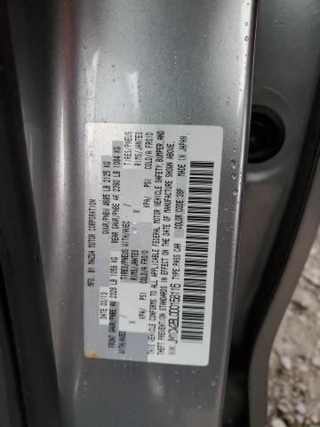 JM1CW2BL0D0158116 - 2013 MAZDA 5 SILVER photo 13