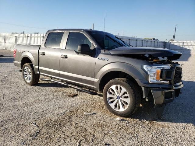 1FTEW1CP4JKE70539 - 2018 FORD F150 SUPERCREW GRAY photo 4