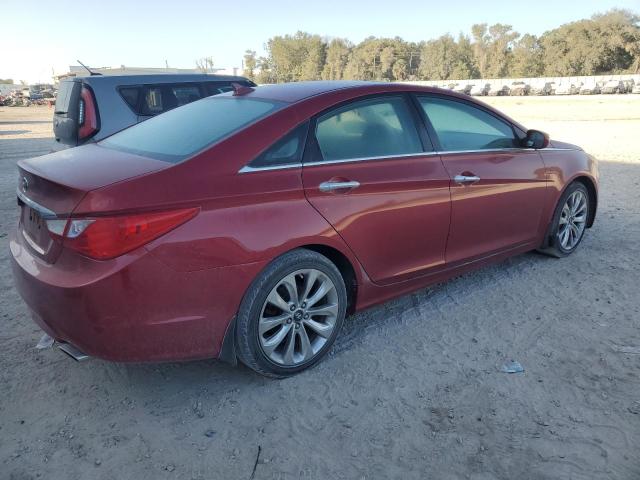 5NPEC4AC7BH071019 - 2011 HYUNDAI SONATA SE RED photo 3