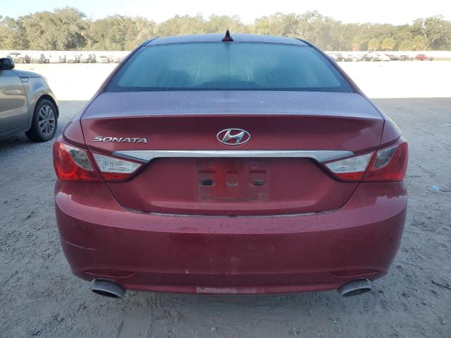 5NPEC4AC7BH071019 - 2011 HYUNDAI SONATA SE RED photo 6