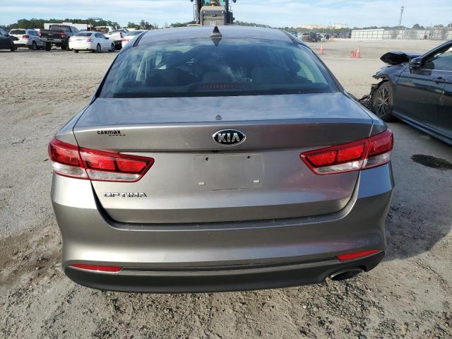 5XXGT4L39HG139864 - 2017 KIA OPTIMA LX GRAY photo 6