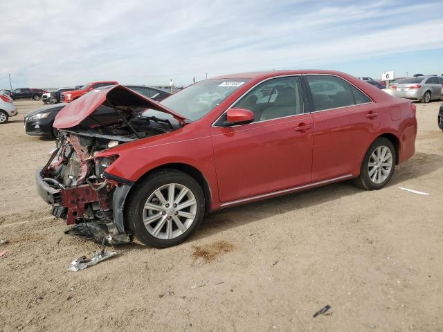 4T1BF1FK3CU559377 - 2012 TOYOTA CAMRY BASE RED photo 1