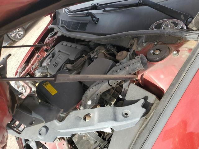 4T1BF1FK3CU559377 - 2012 TOYOTA CAMRY BASE RED photo 11