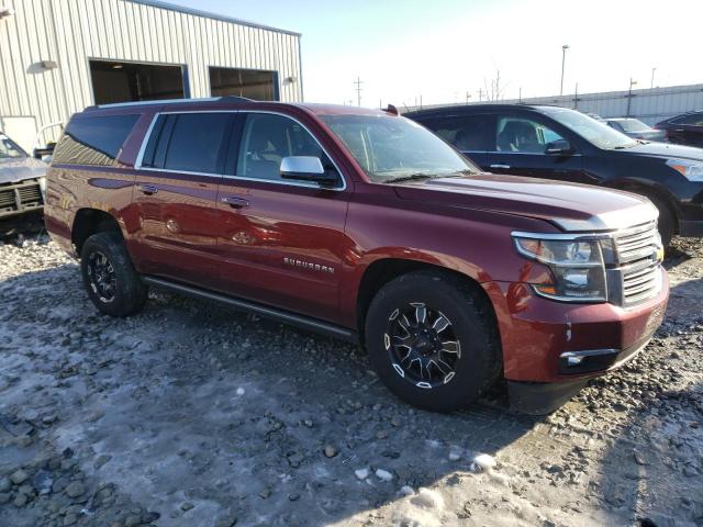 1GNSKJKC6GR176676 - 2016 CHEVROLET SUBURBAN K1500 LTZ RED photo 4