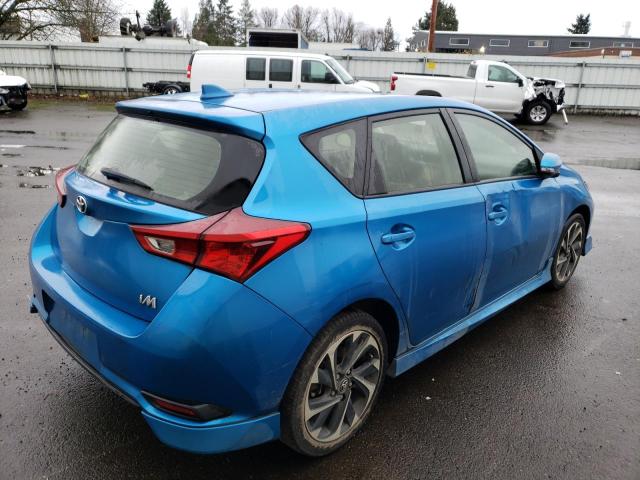 JTNKARJE5HJ551448 - 2017 TOYOTA COROLLA IM BLUE photo 3