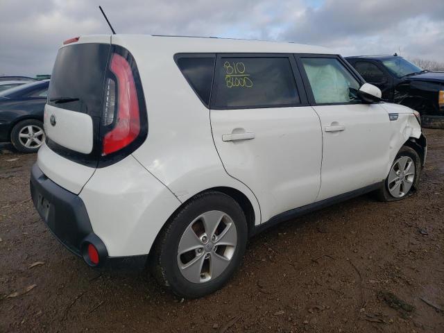 KNDJN2A25F7220655 - 2015 KIA SOUL WHITE photo 3