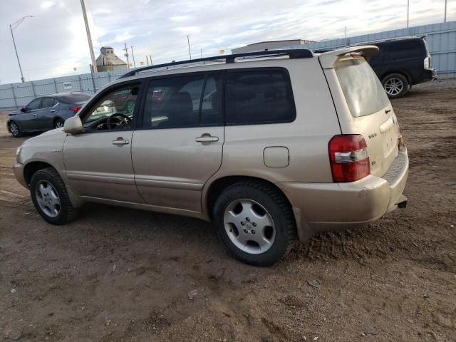 JTEEP21A640029606 - 2004 TOYOTA HIGHLANDER TAN photo 2