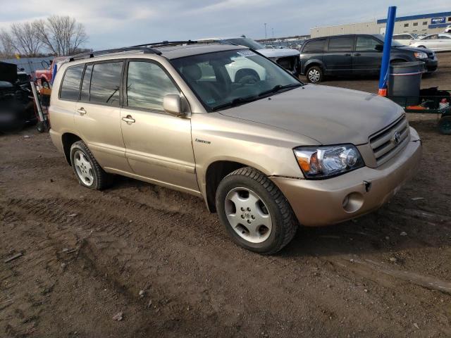 JTEEP21A640029606 - 2004 TOYOTA HIGHLANDER TAN photo 4