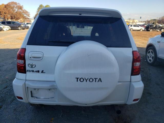 JTEGD20V750059575 - 2005 TOYOTA RAV4 WHITE photo 6