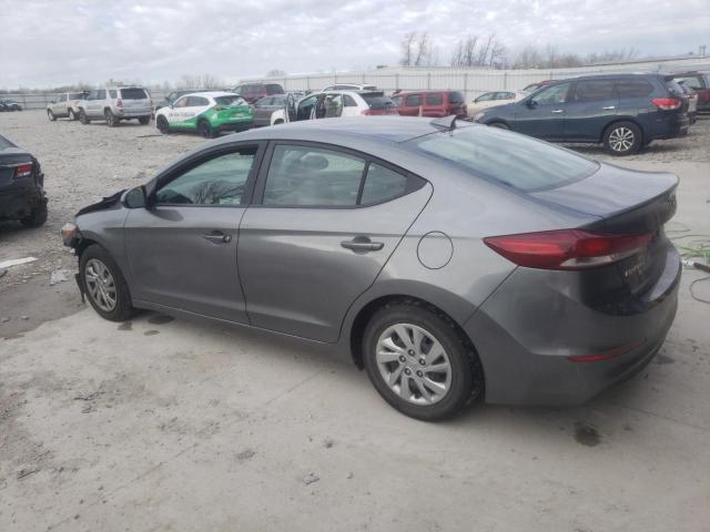 KMHD74LF3HU115020 - 2017 HYUNDAI ELANTRA SE GRAY photo 2