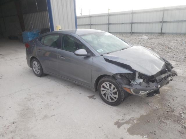 KMHD74LF3HU115020 - 2017 HYUNDAI ELANTRA SE GRAY photo 4