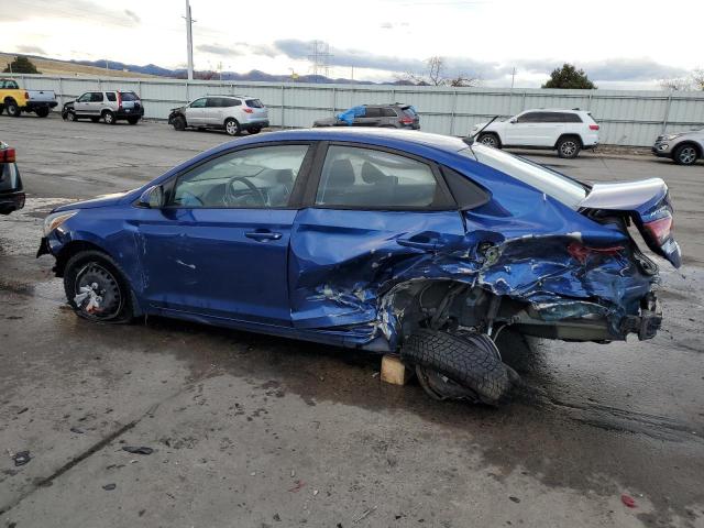 3KPC24A38KE054261 - 2019 HYUNDAI ACCENT SE BLUE photo 2