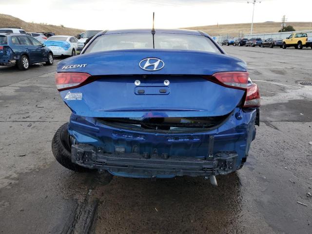 3KPC24A38KE054261 - 2019 HYUNDAI ACCENT SE BLUE photo 6