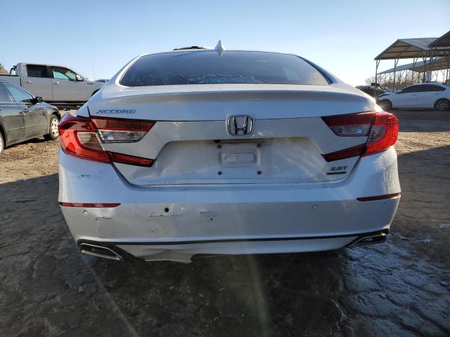 1HGCV2F92MA008635 - 2021 HONDA ACCORD TOURING WHITE photo 6